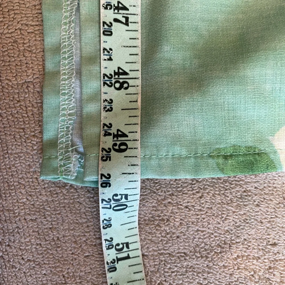 Tie-Neck Floral Midi Dress in Mint Green - Picture 16 of 16